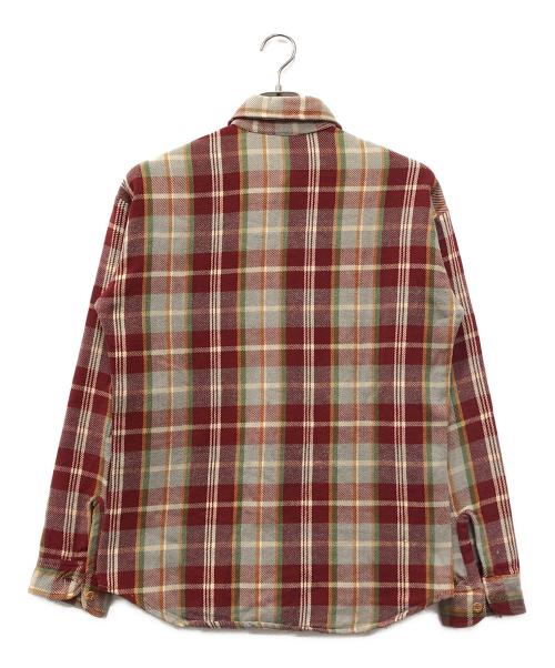 big mac（ビッグマック）BIG MAC (ビッグマック) 70’S チェックネルシャツ レッド×グレー サイズ:Lの古着・服飾アイテム