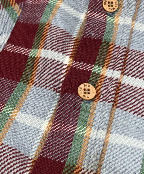 big mac（ビッグマック）BIG MAC (ビッグマック) 70’S チェックネルシャツ レッド×グレー サイズ:Lの古着・服飾アイテム
