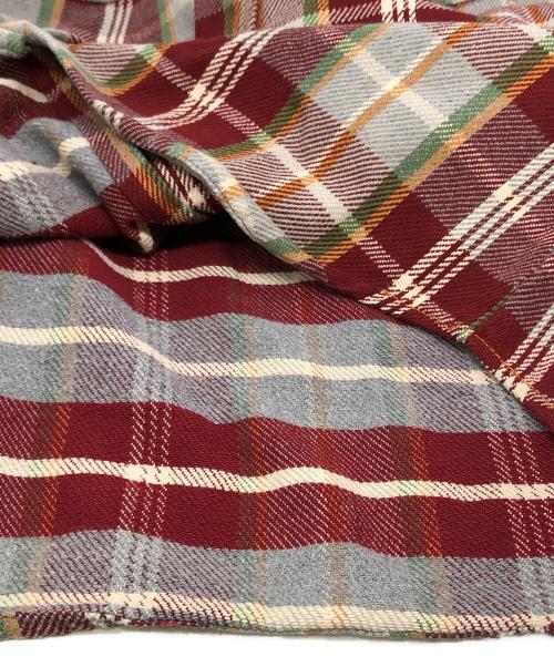 big mac（ビッグマック）BIG MAC (ビッグマック) 70’S チェックネルシャツ レッド×グレー サイズ:Lの古着・服飾アイテム