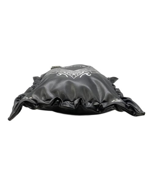 DimMoire（ディムモアール）DIMMOIRE (ディムモアール) heartcore フリルトートバッグ ブラック サイズ:下記参照の古着・服飾アイテム