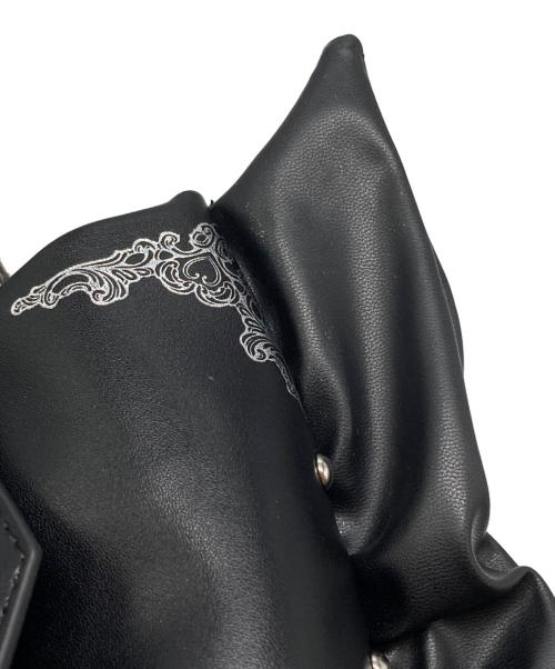 DimMoire（ディムモアール）DIMMOIRE (ディムモアール) heartcore フリルトートバッグ ブラック サイズ:下記参照の古着・服飾アイテム