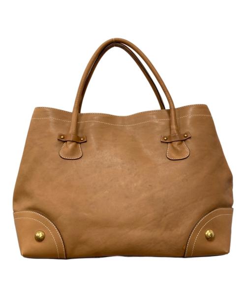 DOLCE & GABBANA（ドルチェ＆ガッバーナ）DOLCE & GABBANA (ドルチェ＆ガッバーナ) Dリング レザートートバッグ ブラウン サイズ:下記参照の古着・服飾アイテム