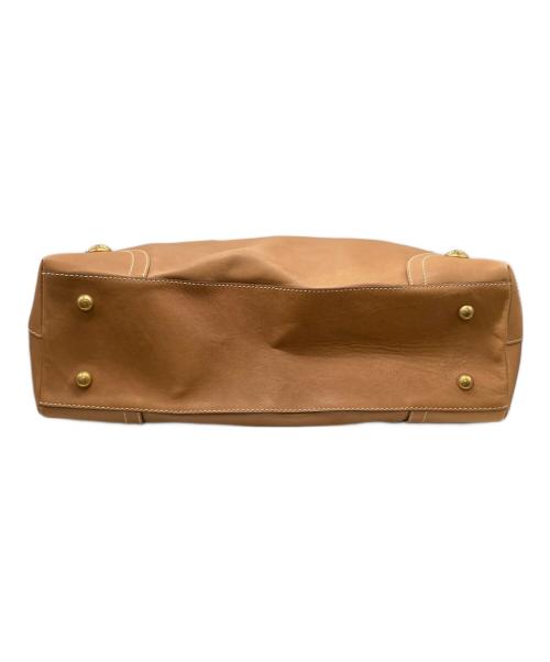 DOLCE & GABBANA（ドルチェ＆ガッバーナ）DOLCE & GABBANA (ドルチェ＆ガッバーナ) Dリング レザートートバッグ ブラウン サイズ:下記参照の古着・服飾アイテム