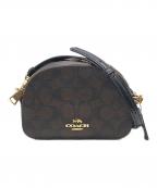 COACHコーチ）の古着「シグネチャーミニショルダーバッグ」｜ブラウン