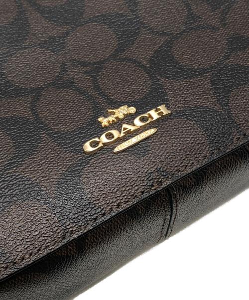COACH（コーチ）COACH (コーチ) シグネチャーミニショルダーバッグ ブラウン サイズ:下記参照の古着・服飾アイテム