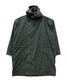ISSEY MIYAKE（イッセイミヤケ）の古着「WIND COAT」｜グリーン