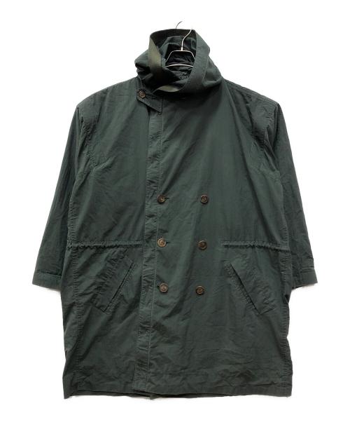 ISSEY MIYAKE（イッセイミヤケ）ISSEY MIYAKE (イッセイミヤケ) WIND COAT グリーン サイズ:Mの古着・服飾アイテム