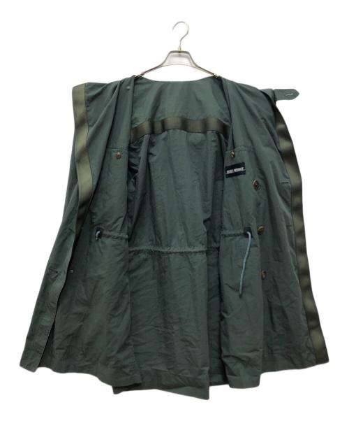 ISSEY MIYAKE（イッセイミヤケ）ISSEY MIYAKE (イッセイミヤケ) WIND COAT グリーン サイズ:Mの古着・服飾アイテム
