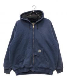 CarHartt（カーハート）の古着「ダメージジップパーカー」｜ネイビー