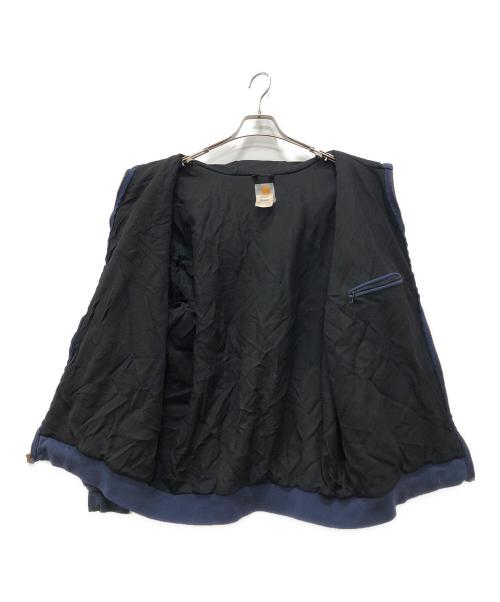 CarHartt（カーハート）CarHartt (カーハート) ダメージジップパーカー ネイビー サイズ:XLの古着・服飾アイテム