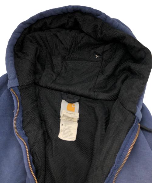 CarHartt（カーハート）CarHartt (カーハート) ダメージジップパーカー ネイビー サイズ:XLの古着・服飾アイテム