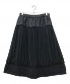 COMME des GARCONS COMME des GARCONSコムデギャルソン コムデギャルソン）の古着「プリーツバルーンスカート」｜ブラック