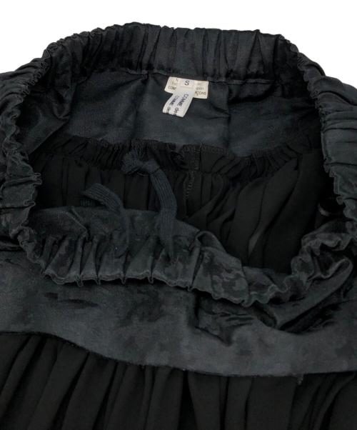 COMME des GARCONS COMME des GARCONS（コムデギャルソン コムデギャルソン）COMME des GARCONS COMME des GARCONS (コムデギャルソン コムデギャルソン) プリーツバルーンスカート ブラック サイズ:Sの古着・服飾アイテム