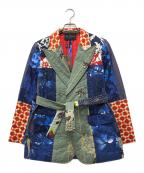 ETROエトロ）の古着「パッチワークキルティングジャケット」｜マルチカラー