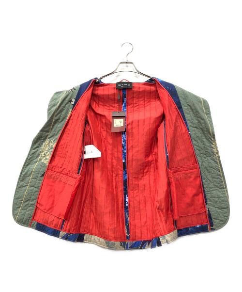 ETRO（エトロ）ETRO (エトロ) パッチワークキルティングジャケット マルチカラー サイズ:42の古着・服飾アイテム