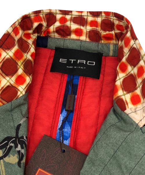 ETRO（エトロ）ETRO (エトロ) パッチワークキルティングジャケット マルチカラー サイズ:42の古着・服飾アイテム