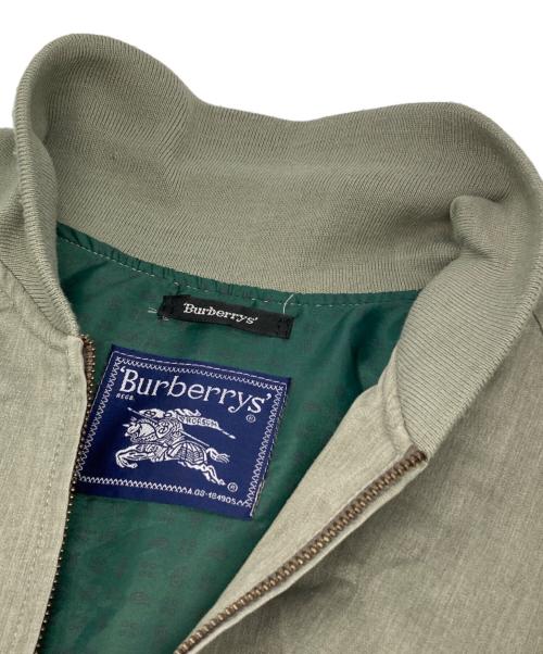 Burberry's（バーバリー）Burberry's (バーバリー) 刺繍ロゴブルゾン グレー サイズ:下記参照の古着・服飾アイテム