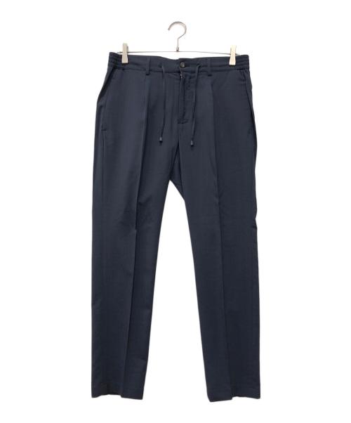 giab's ARCHIVIO（ジャブス アルキヴィオ）giab's ARCHIVIO (ジャブス アルキヴィオ) MASACCIO イージートラウザーパンツ ネイビー サイズ:46の古着・服飾アイテム