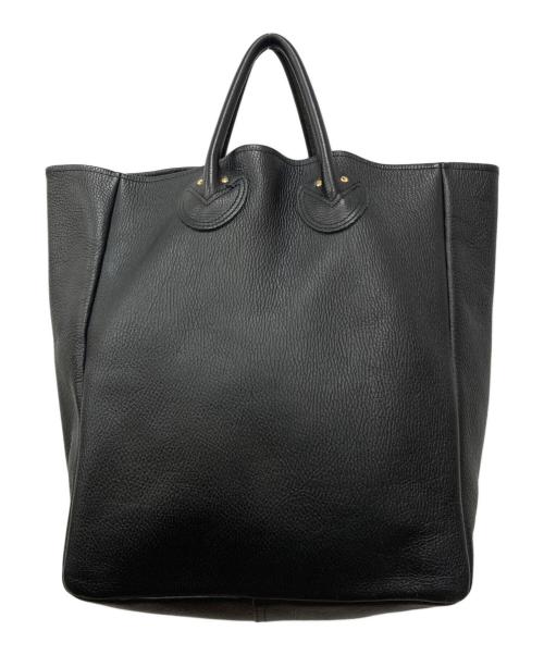 YOUNG & OLSEN The DRYGOODS STORE（ヤングアンドオルセン ザ ドライグッズストア）YOUNG & OLSEN The DRYGOODS STORE (ヤングアンドオルセン ザ ドライグッズストア) エンボスレザーレザートートバッグ ブラック サイズ:下記参照の古着・服飾アイテム