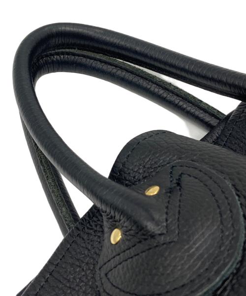 YOUNG & OLSEN The DRYGOODS STORE（ヤングアンドオルセン ザ ドライグッズストア）YOUNG & OLSEN The DRYGOODS STORE (ヤングアンドオルセン ザ ドライグッズストア) エンボスレザーレザートートバッグ ブラック サイズ:下記参照の古着・服飾アイテム