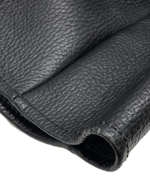 YOUNG & OLSEN The DRYGOODS STORE（ヤングアンドオルセン ザ ドライグッズストア）YOUNG & OLSEN The DRYGOODS STORE (ヤングアンドオルセン ザ ドライグッズストア) エンボスレザーレザートートバッグ ブラック サイズ:下記参照の古着・服飾アイテム