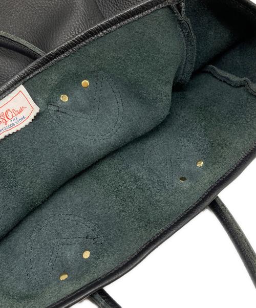 YOUNG & OLSEN The DRYGOODS STORE（ヤングアンドオルセン ザ ドライグッズストア）YOUNG & OLSEN The DRYGOODS STORE (ヤングアンドオルセン ザ ドライグッズストア) エンボスレザーレザートートバッグ ブラック サイズ:下記参照の古着・服飾アイテム