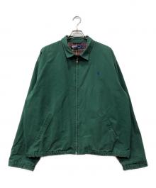 POLO RALPH LAUREN（ポロ・ラルフローレン）の古着「チェックライニングスイングトップ」｜グリーン