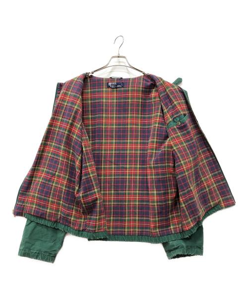 POLO RALPH LAUREN（ポロ・ラルフローレン）POLO RALPH LAUREN (ポロ・ラルフローレン) チェックライニングスイングトップ グリーン サイズ:XLの古着・服飾アイテム