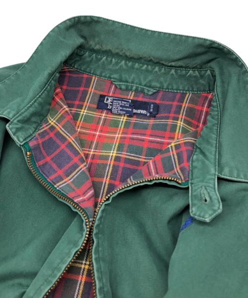 POLO RALPH LAUREN（ポロ・ラルフローレン）POLO RALPH LAUREN (ポロ・ラルフローレン) チェックライニングスイングトップ グリーン サイズ:XLの古着・服飾アイテム