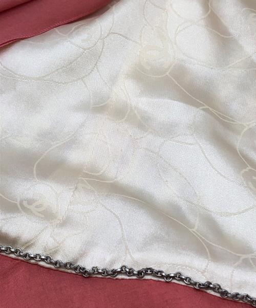 CHANEL（シャネル）CHANEL (シャネル) シルクパイピングツイードセットアップ アイボリー×ピンク サイズ:36の古着・服飾アイテム