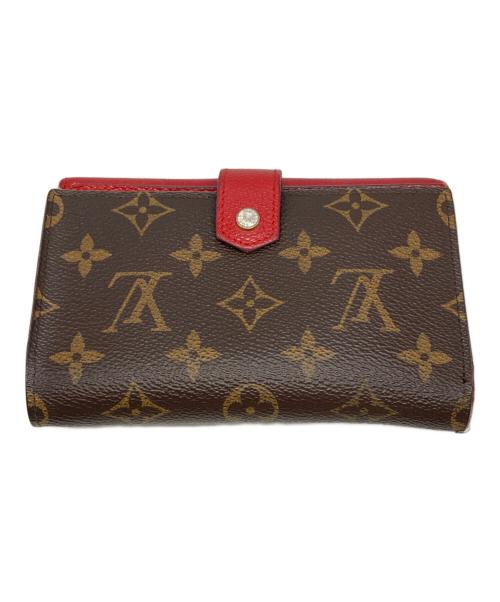 LOUIS VUITTON（ルイ ヴィトン）LOUIS VUITTON (ルイ ヴィトン) 2つ折り財布 ブラウン×レッド サイズ:下記参照の古着・服飾アイテム