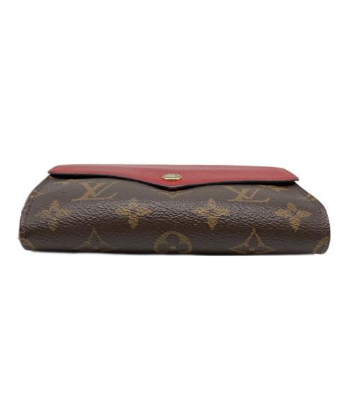 LOUIS VUITTON（ルイ ヴィトン）LOUIS VUITTON (ルイ ヴィトン) 2つ折り財布 ブラウン×レッド サイズ:下記参照の古着・服飾アイテム