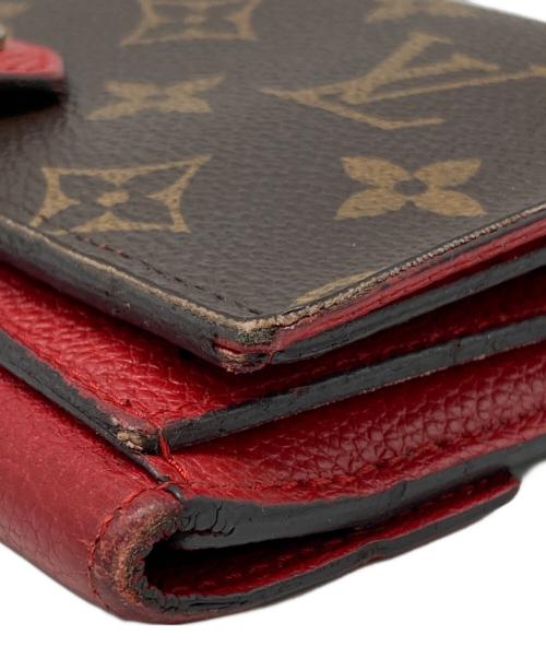 LOUIS VUITTON（ルイ ヴィトン）LOUIS VUITTON (ルイ ヴィトン) 2つ折り財布 ブラウン×レッド サイズ:下記参照の古着・服飾アイテム