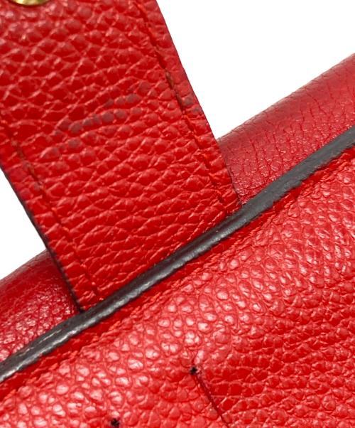 LOUIS VUITTON（ルイ ヴィトン）LOUIS VUITTON (ルイ ヴィトン) 2つ折り財布 ブラウン×レッド サイズ:下記参照の古着・服飾アイテム