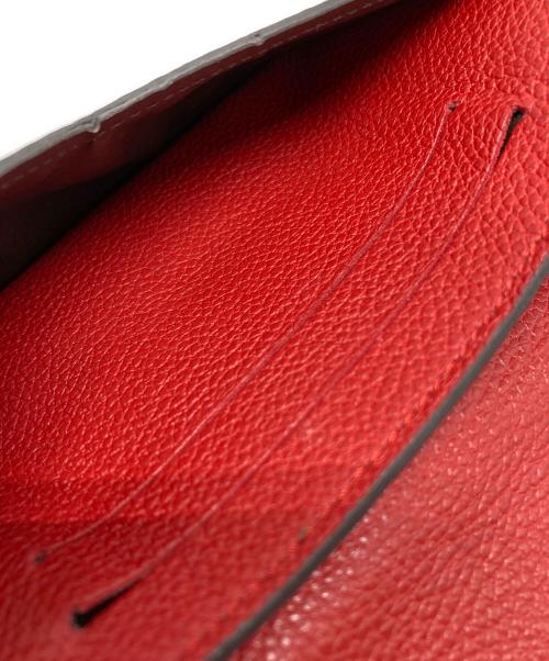 LOUIS VUITTON（ルイ ヴィトン）LOUIS VUITTON (ルイ ヴィトン) 2つ折り財布 ブラウン×レッド サイズ:下記参照の古着・服飾アイテム