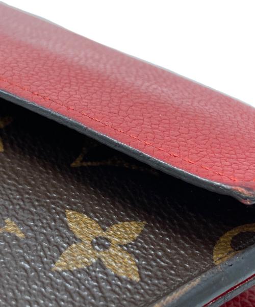 LOUIS VUITTON（ルイ ヴィトン）LOUIS VUITTON (ルイ ヴィトン) 2つ折り財布 ブラウン×レッド サイズ:下記参照の古着・服飾アイテム