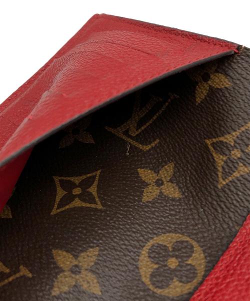 LOUIS VUITTON（ルイ ヴィトン）LOUIS VUITTON (ルイ ヴィトン) 2つ折り財布 ブラウン×レッド サイズ:下記参照の古着・服飾アイテム