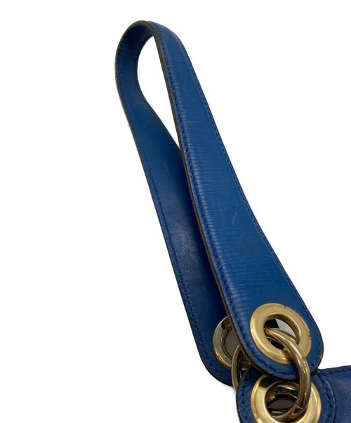 FENDI（フェンディ）FENDI (フェンディ) ギリシャモチーフ レザーワンショルダーバッグ ブルー サイズ:下記参照の古着・服飾アイテム