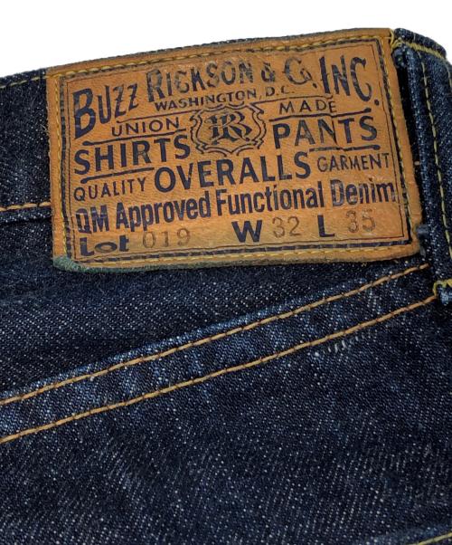 BUZZ RICKSON'S（バズリクソンズ）Buzz Rickson's (バズリクソンズ) LOT019 大戦モデルデニムパンツ インディゴ サイズ:W32×L35の古着・服飾アイテム