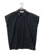 Max Mara WEEK END LINEマックスマーラ ウイークエンドライン）の古着「VALLO ルーズフィットノースリーブシャツ」｜ネイビー