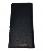 SMYTHSONスマイソン）の古着「Panama Slim Coat Wallet With Coin Purse」｜ブラック