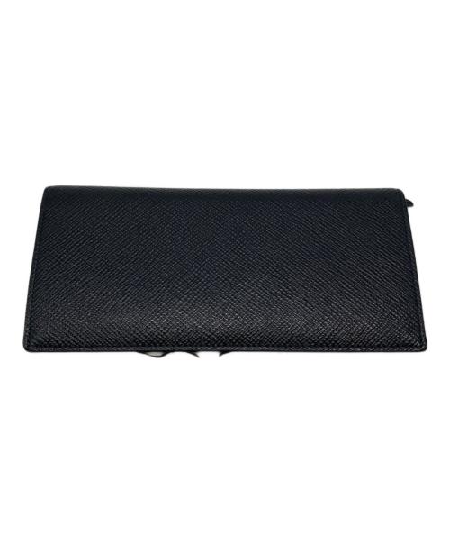 SMYTHSON（スマイソン）SMYTHSON (スマイソン) Panama Slim Coat Wallet With Coin Purse ブラック サイズ:下記参照の古着・服飾アイテム