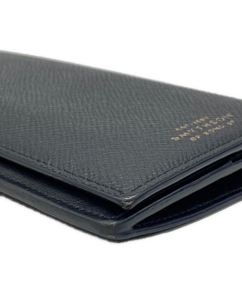 SMYTHSON（スマイソン）SMYTHSON (スマイソン) Panama Slim Coat Wallet With Coin Purse ブラック サイズ:下記参照の古着・服飾アイテム