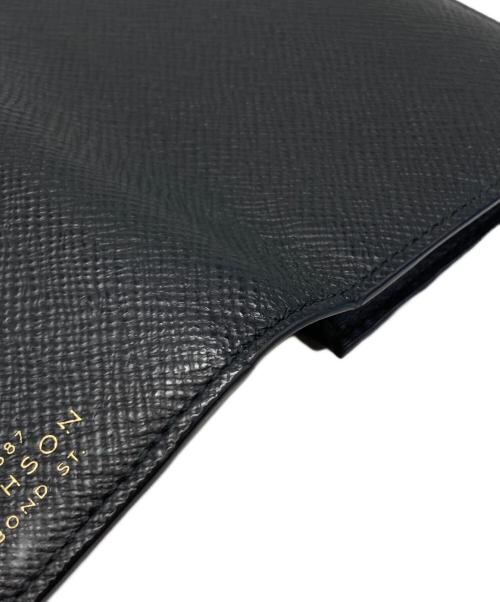 SMYTHSON（スマイソン）SMYTHSON (スマイソン) Panama Slim Coat Wallet With Coin Purse ブラック サイズ:下記参照の古着・服飾アイテム