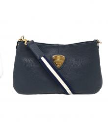 ATAO（アタオ）の古着「レザーショルダーバッグ」｜ネイビー