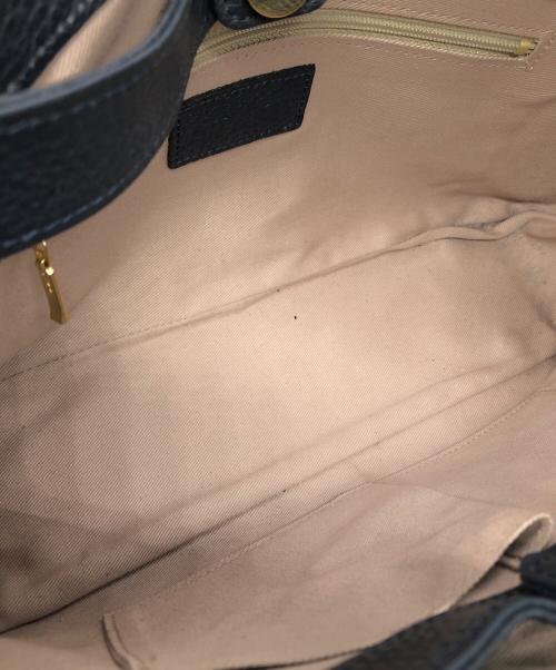 ATAO（アタオ）ATAO (アタオ) レザーショルダーバッグ ネイビー サイズ:下記参照の古着・服飾アイテム