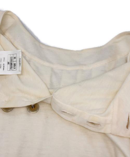 CHANEL（シャネル）CHANEL (シャネル) フリルカットソーワンピース ホワイト サイズ:36の古着・服飾アイテム
