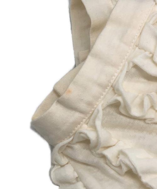 CHANEL（シャネル）CHANEL (シャネル) フリルカットソーワンピース ホワイト サイズ:36の古着・服飾アイテム