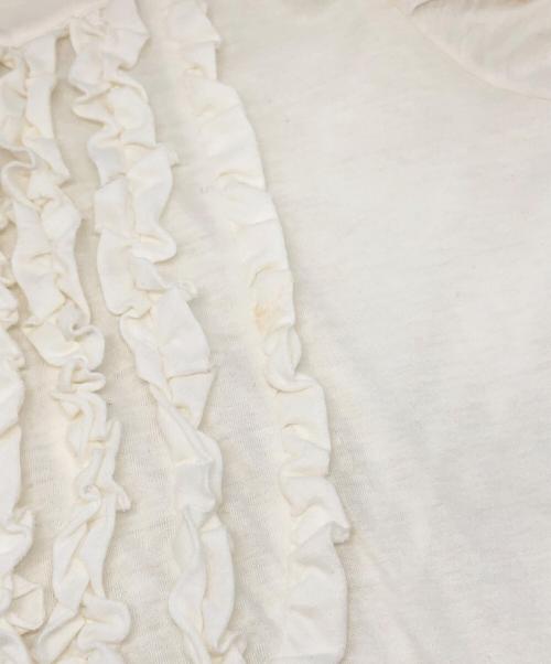 CHANEL（シャネル）CHANEL (シャネル) フリルカットソーワンピース ホワイト サイズ:36の古着・服飾アイテム