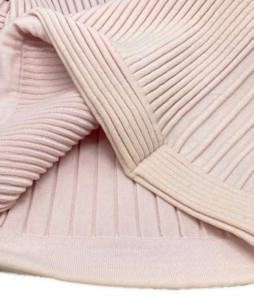 CHANEL（シャネル）CHANEL (シャネル) ココマークリブニットワンピース ピンク サイズ:36の古着・服飾アイテム